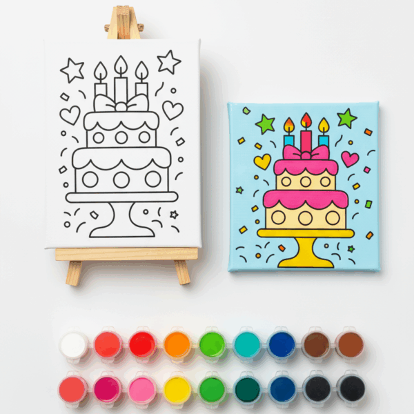 Celebration Inspired Paint Kit:Birthday Cake Edition