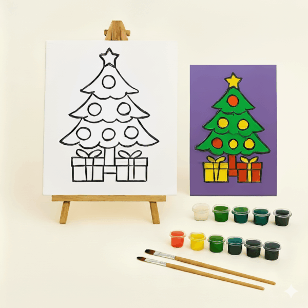 Holiday Paint Kit: Christmas Tree Edition