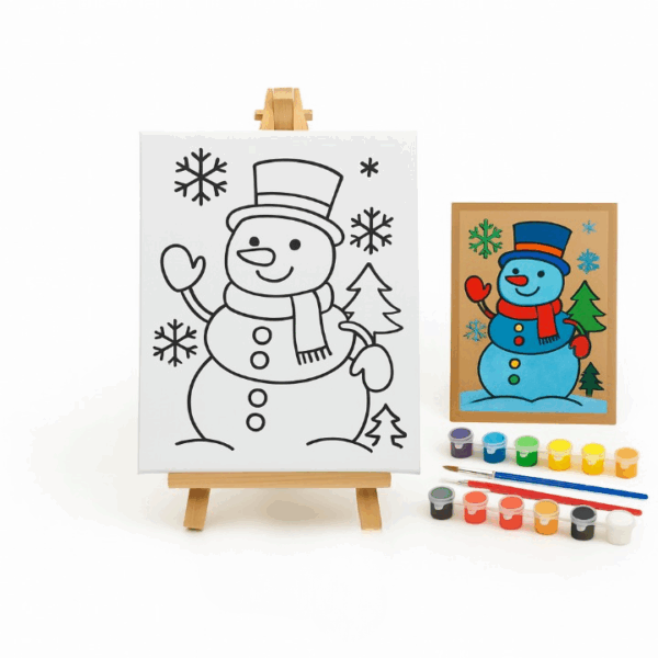 Holiday Paint Kit:  Snowman Edition